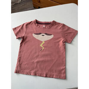 Tea Collection Toddler T-Shirt Coral with Stingray Graphic - Size 3   A07